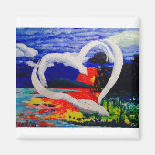 Zwei Vogelkonzepte Magnet (Vorne)