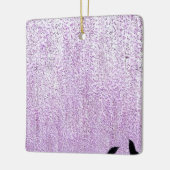 Zwei Vogelträume Keramikornament (Links)