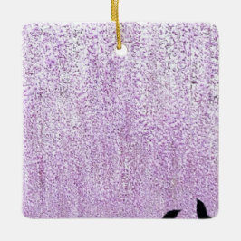 Zwei Vogelträume Keramikornament