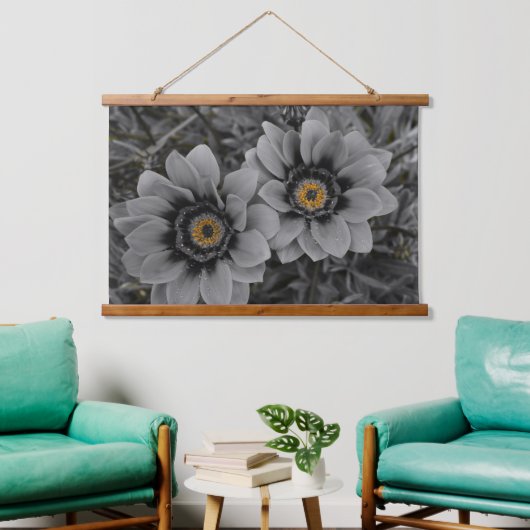 Zwei vom gleichen Schlag Wandteppich Mit Holzrahmen (Wohnzimmer)