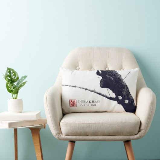 Zwei von uns Chinesen, die ein Hochzeitsgeschenk m Lendenkissen (Stuhl )