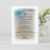 Zwei von uns| Hochzeitsfeiern in der Liebe des Oze Einladung (Stehend Vorderseite)