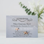 Zwei von uns | Strandaufenthaltsanweisungen Begleitkarte (Stehend Vorderseite)