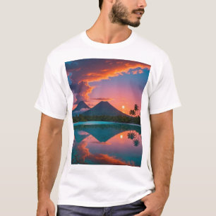 Zwei Vulkanausbrüche T-Shirt