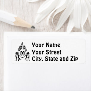 Zwei Wachhunde Monogramm