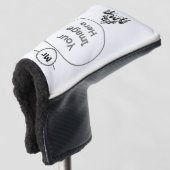 Zwei Wachhunde Monogramm Golf Headcover (3/4 Vorderseite)