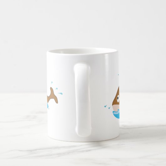 zwei Wale Tasse (Henkel)