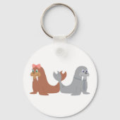 Zwei Walruses Schlüsselanhänger (Vorderseite)