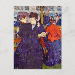 Zwei Walzer von Toulouse-Lautrec Postkarte