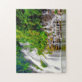Zwei Wasserfälle Tennessee. Puzzle (Vertikal)