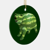 Zwei Wassermelonen Keramikornament (Rechts)