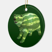 Zwei Wassermelonen Keramikornament (Links)
