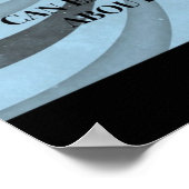 Zwei Wege, Ihren Körper zu Leckerei: Blaue Spirale Poster (Ecke)