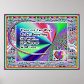 Zwei Wege Poster (Vorne)