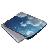 Zwei weiche Wolken Laptopschutzhülle (Vorne Knopf)