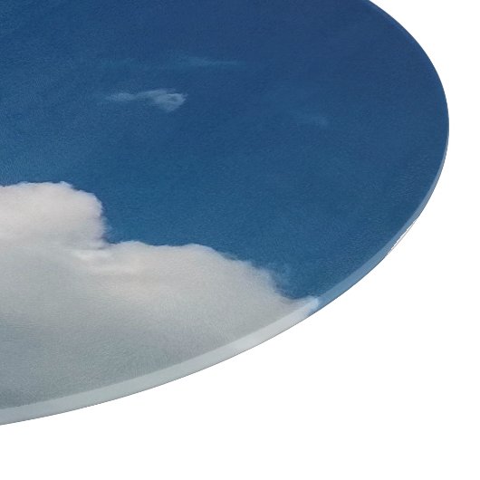 Zwei weiche Wolken Schneidebrett (Ecke)