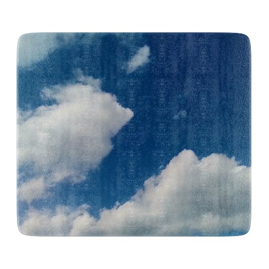 Zwei weiche Wolken Schneidebrett (Vorderseite)