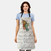 Zwei WeihnachtsAngels - Viktorianischer Schrott Re Schürze (Getragen)