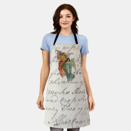 Zwei WeihnachtsAngels - Viktorianischer Schrott Re Schürze