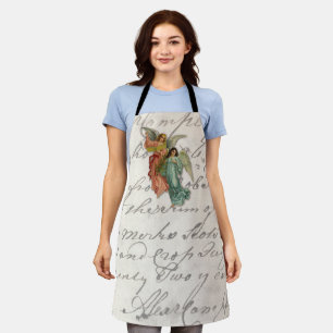 Zwei WeihnachtsAngels - Viktorianischer Schrott Re Schürze