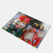 Zwei Weihnachtsknacker Fußmatte (Schrägansicht)