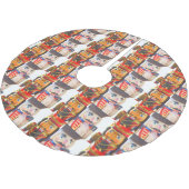 Zwei Weihnachtsknacker Polyester Weihnachtsbaumdecke (Schrägansicht)