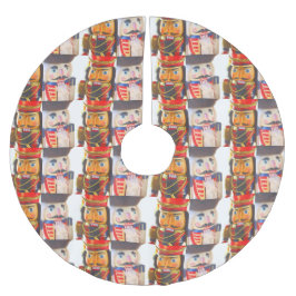 Zwei Weihnachtsknacker Polyester Weihnachtsbaumdecke