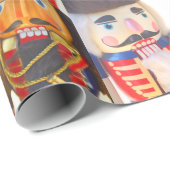 Zwei Weihnachtsnussknacker Geschenkpapier (Rolleneckpunkt)