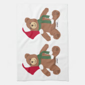 Zwei Weihnachtsteddy Bears Küchentuch (Vertikal)