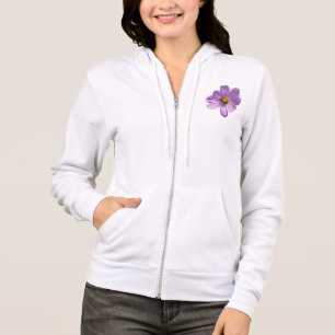zwei weiße Blume Hoodie