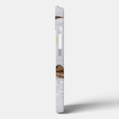 Zwei weiße isländische Pferde Case-Mate iPhone Hülle (Rückseite / Links)