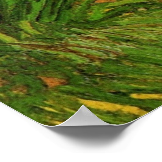 Zwei weiße Schmetterlinge von Vincent van Gogh Poster (Ecke)