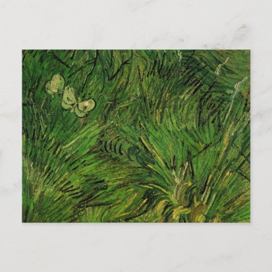 Zwei weiße Schmetterlinge von Vincent van Gogh Postkarte (Vorderseite)