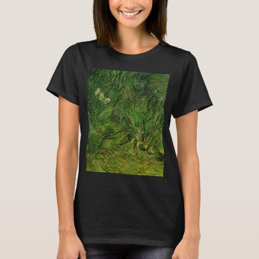 Zwei weiße Schmetterlinge von Vincent van Gogh T-Shirt (Vorderseite)