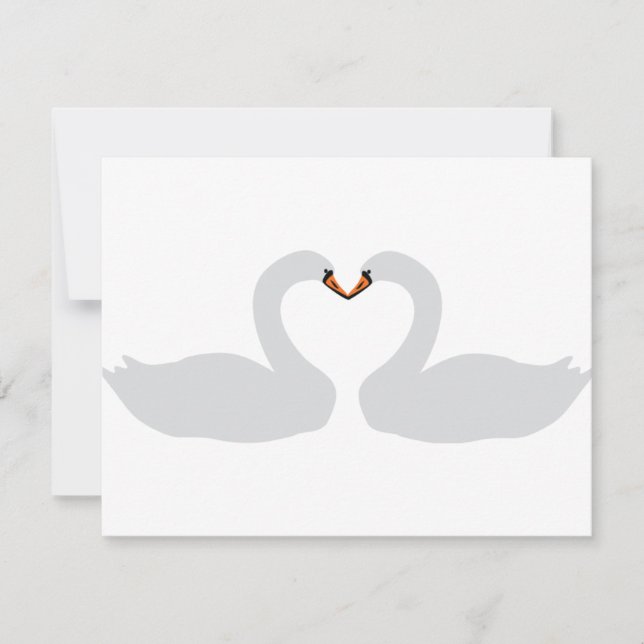 zwei weiße Schwanensymbol (Vorderseite)