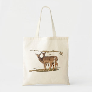 Zwei Weißschwänze Tragetasche