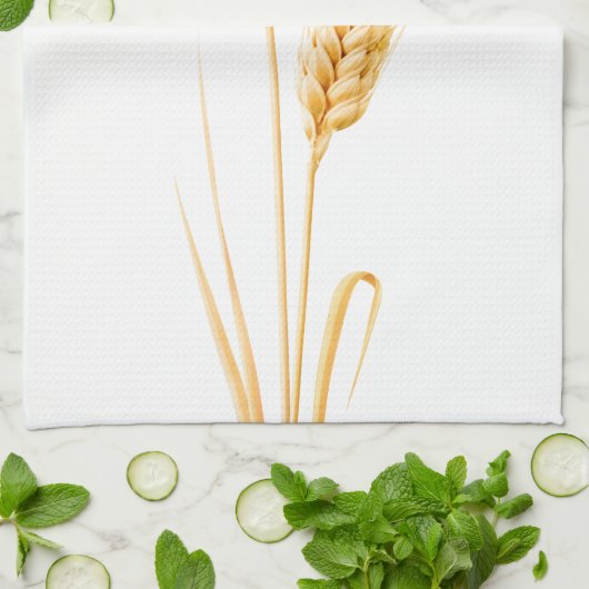 Zwei Weizenohren Geschirrtuch (Gefaltet)