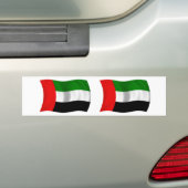 ZWEI Wellen UAE Flags Autoaufkleber (Auf Auto)