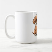 ZWEI WELPEN Kaffeetasse (Links)