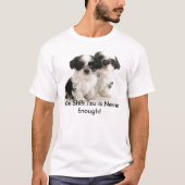 Zwei Welpen-T - Shirt Shih Tzu (Vorderseite)