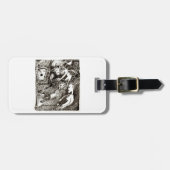 Zwei Welten Gepäckanhänger (Vorderseite horizontal)