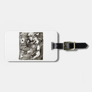 Zwei Welten Gepäckanhänger