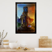 Zwei Welten Poster (Küche)