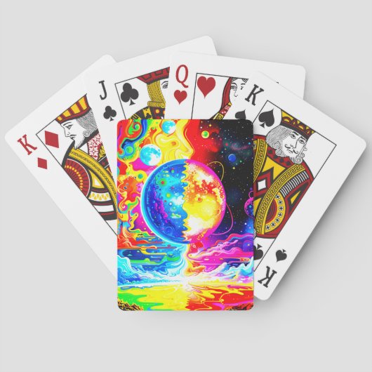 Zwei Welten Spielkarten (Rückseite)