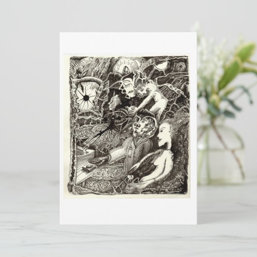 Zwei Welten, von Brian Benson Flat Card (Stehend Vorderseite)