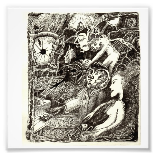 Zwei Welten, von Brian Benson Foto Print (Vorne)