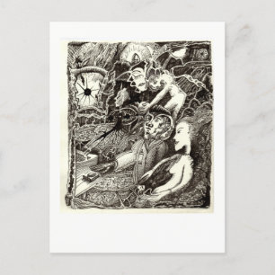 Zwei Welten, von Brian Benson. Postkarte