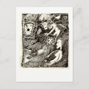 Zwei Welten, von Brian Benson. Postkarte