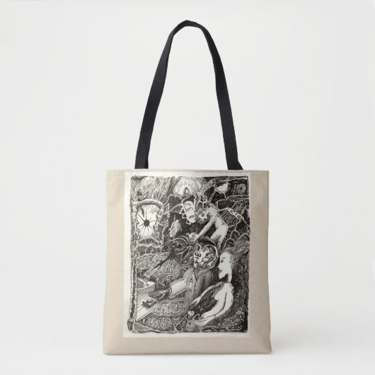Zwei Welten von Brian Benson Tasche (Vorderseite)