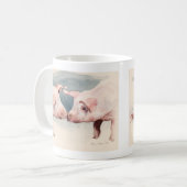 Zwei wenig Piggies 2012 Kaffeetasse (Vorderseite Links)